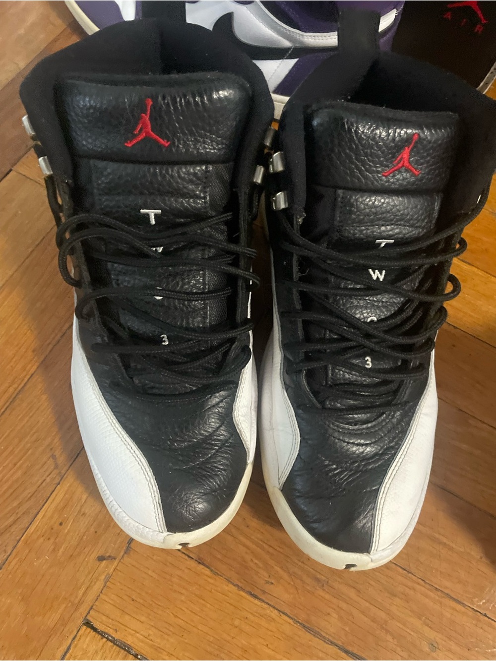 Jordan Men's Black White Red Athletic Shoes